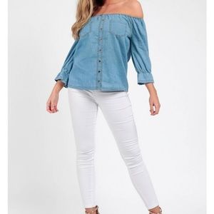 Denim top
